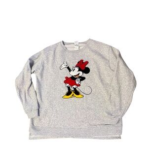 Disney Minnie Mouse fleece lined sweatshirt xxl